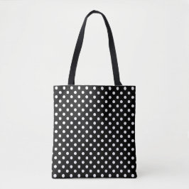 Schwarz-weißes Polka Dot Muster