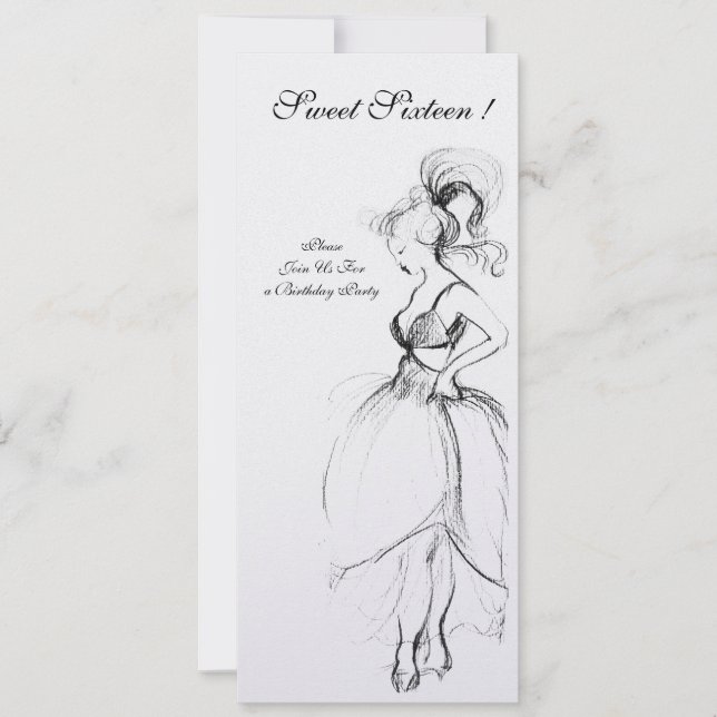 SCHWARZ-WEISSES Programm DER 16 GEBURTSTAGEN (Vorderseite)