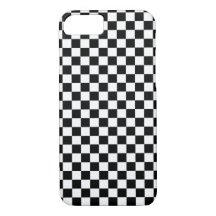 Schwarz-weißes Schachbrett-Brett Case-Mate iPhone Hülle