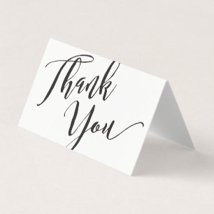 Schwarz-weißes Script Schriftart Kalligraphie Viel Visitenkarten