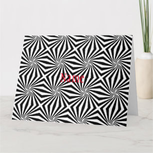 Schwarz-weißes Strahlungsmuster Thunder_Cove Karte