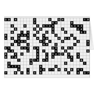 Schwarz-weißes Sudoku