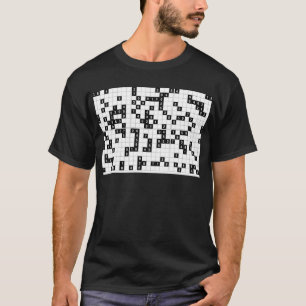Schwarz-weißes Sudoku T-Shirt