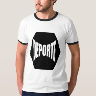Schwarz-weißes T-Shirt