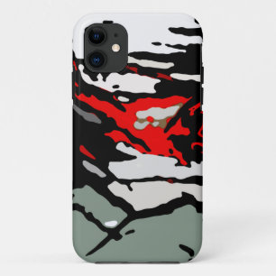 Schwarz-weißes Türkismuster Case-Mate iPhone Hülle