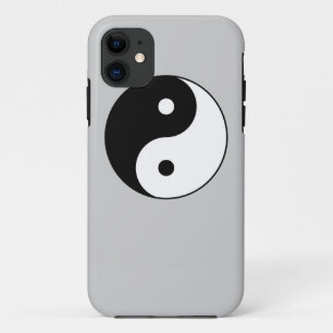 Schwarz-weißes Yang-Symbol Case-Mate iPhone Hülle
