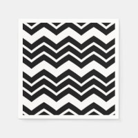 Schwarz-weißes Zigzag Zickzack Muster