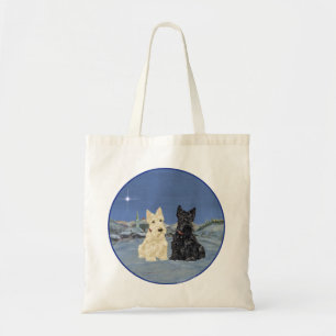 Schwarz & Wheaten Scottish Terrier Winter Tragetasche