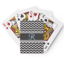 Schwarz | White Zickzack Gothic Zigzag Monogram