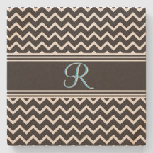 Schwarz | White Zickzack Gothic Zigzag Monogram