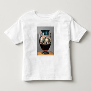 Schwarz-Zahl Amphora, der Ajax und Achilleus Kleinkind T-shirt