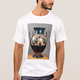 Schwarz-Zahl Amphora, der Ajax und Achilleus T-Shirt