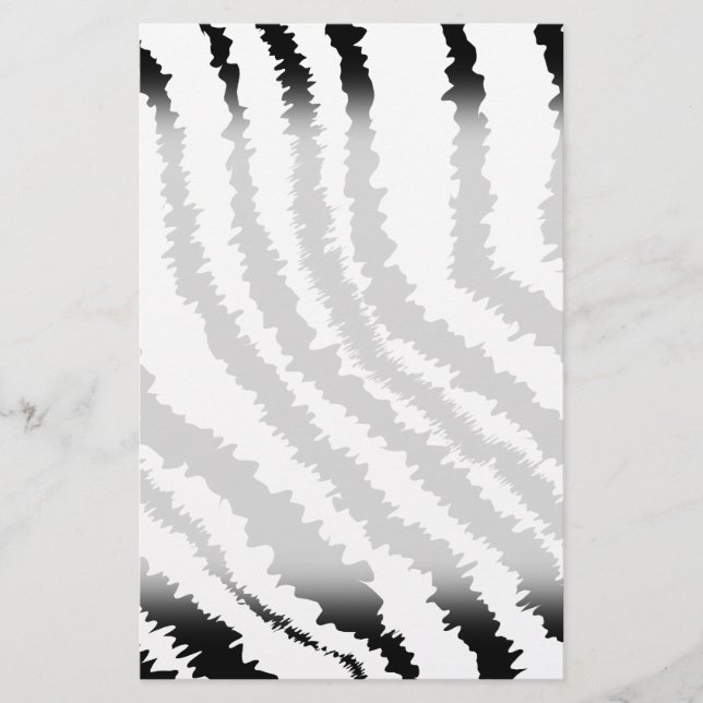 Schwarz Zebra Print Muster. (Vorderseite)