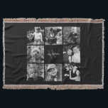 Schwarz-Zoll-FotoCollage Decke<br><div class="desc">Foto Collage.</div>
