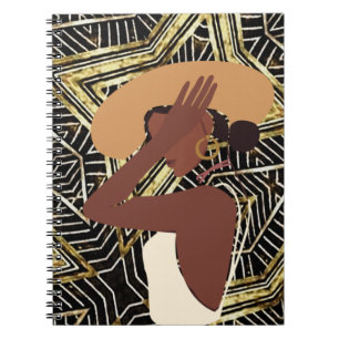 Schwarzafrikanerin Notizblock