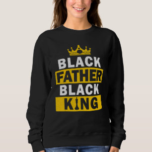 Schwarzafrikanischer Afro-Vater-Vatertag Sweatshirt