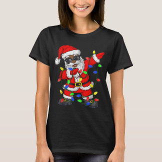 Schwarzafrikanischer Weihnachtsmann Weihnachts-Paj T-Shirt