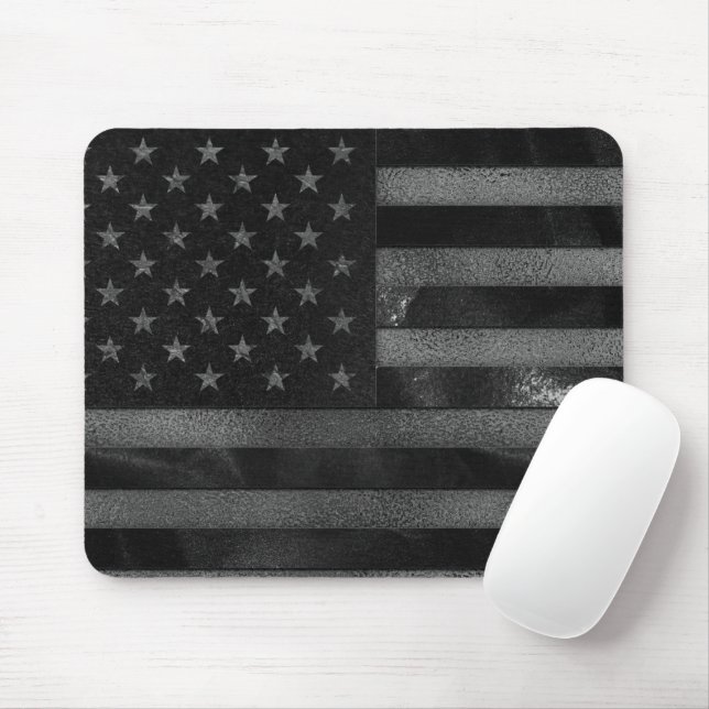 Schwarzamerikanische Flagge Mousepad (Mit Mouse)