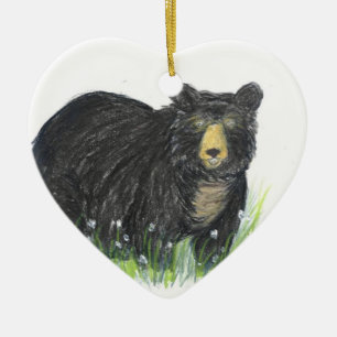 Schwarzbär Keramik Ornament