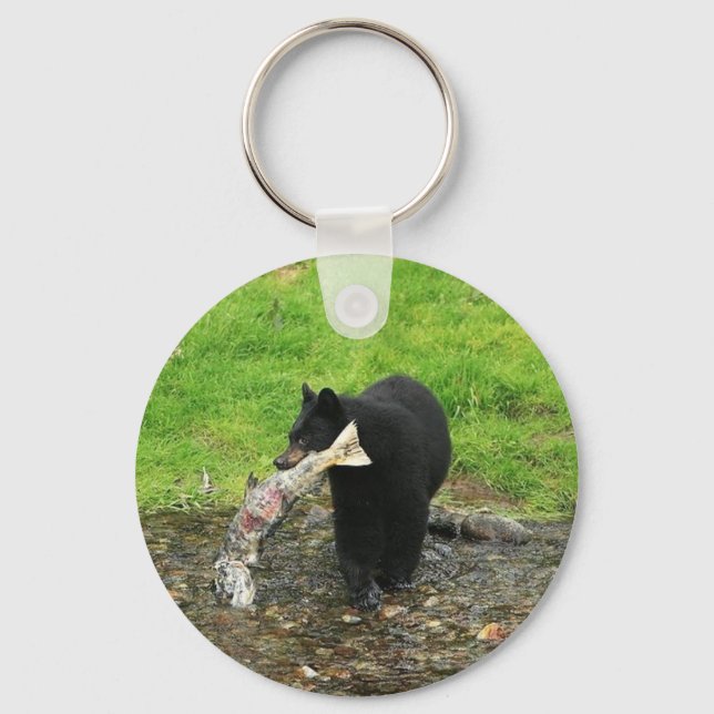 Schwarzbär Schlüsselanhänger (Vorderseite)
