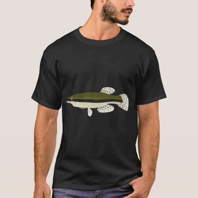 Schwarzbarsch (F. notatus) T-Shirt (Vorderseite)