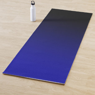 Schwarzblauer Farbverlauf Yogamatte