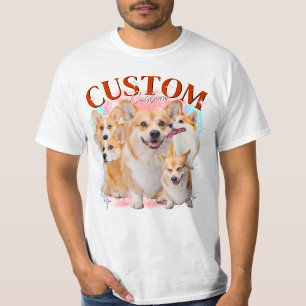 Schwarzbrenner-Hund Haustier-Foto Tier 90er 1WH1 T-Shirt