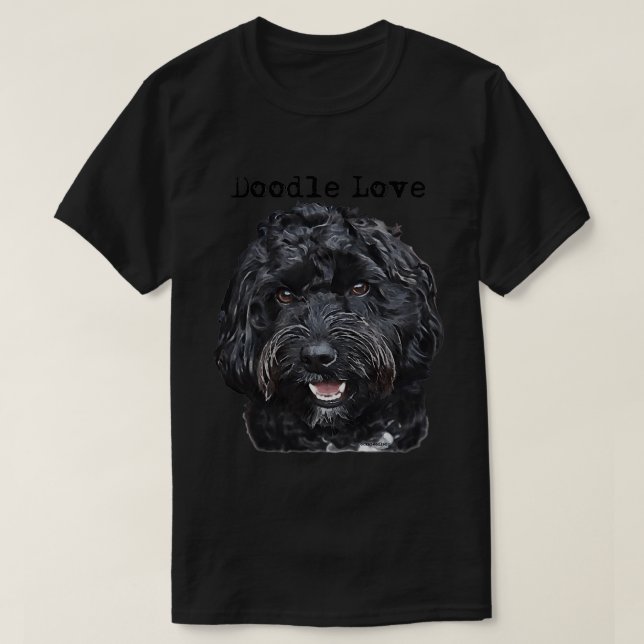 Schwarzdodelhund 1  T-Shirt (Design vorne)