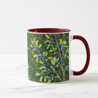 Schwarzdorn dunkelgrün tasse