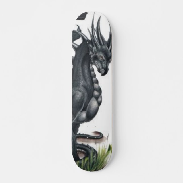 Schwarzdrache Skateboard (Vorne)