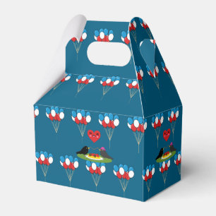Schwarzdrossel-Spaghetti-Fleischbällchen Valentins Geschenkschachtel