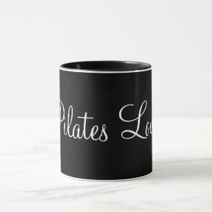 Schwarze 11 oz Combo-Tasse Pilates Lover 4 Tasse