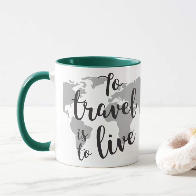 Schwarze 11 oz Combo-Tasse Tasse (Mit Donut)