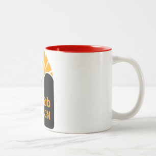 Schwarze 450ml Zwei-Ton-Tasse Zweifarbige Tasse