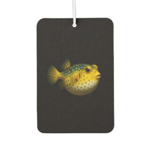 Schwarze 4 Luxe Auto-Luftverbesserer, Gelber Kugel Autolufterfrischer