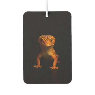 Schwarze 4 Luxe Auto-Luftverbesserer, Leopard Geck Autolufterfrischer