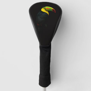 Schwarze 4 Luxe Golf Driver Hülle, Keil-Schnabeltu Headcover