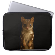 Schwarze 4 Luxe Laptop-Hülle, Sweet Quoll