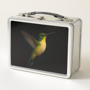 Schwarze 4 Luxe Metall-Edelstahl-Lunchbox Flying B Metall Brotdose