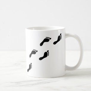 schwarze Abdrücke Tasse
