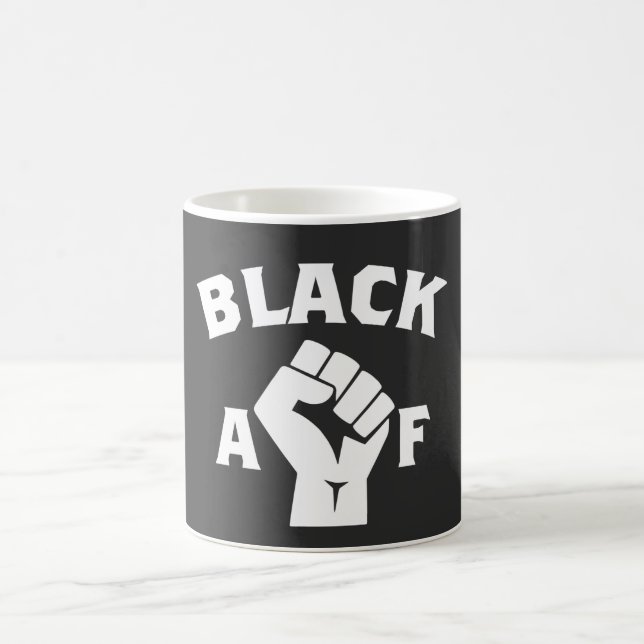 Schwarze AF Fauste Tasse (Mittel)