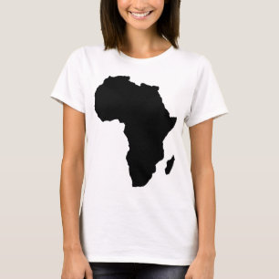 schwarze Afrika-Form T-Shirt