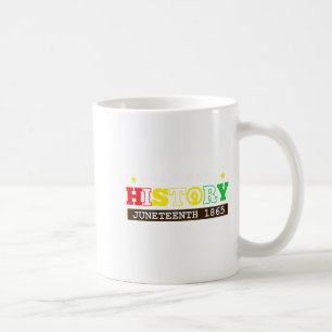 Schwarze Amerikaner kennen ihre Geschichte 1865 Ju Kaffeetasse