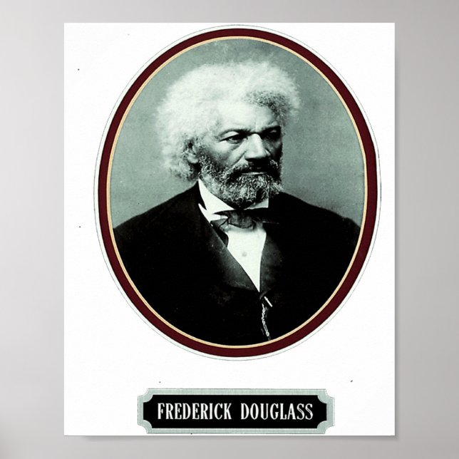 Schwarze amerikanische Geschichte Frederick Dougl  Poster (Vorne)