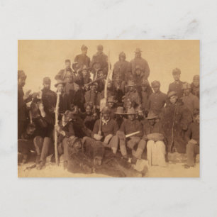 Schwarze amerikanische Kampftruppen: Buffalo Krieg Postkarte