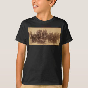 Schwarze amerikanische Kampftruppen: Buffalo Krieg T-Shirt
