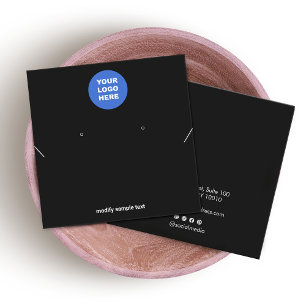 Schwarze Anzeige für die Zeichenkette "Logo hinzuf