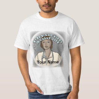 Schwarze Ärztliche Assistenz T-Shirt