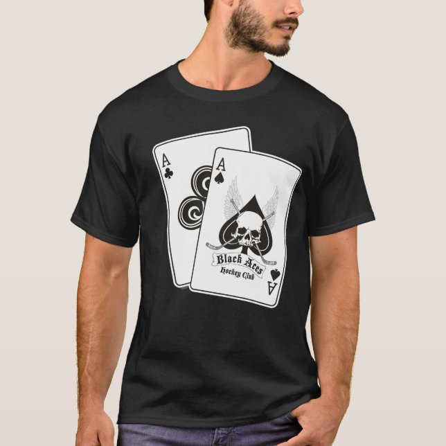 Schwarze Asse - Nizza Paare T-Shirt (Vorderseite)