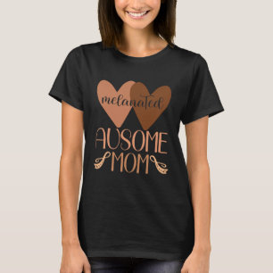 Schwarze Autismus-Mutter Ausome Mutter Autistische T-Shirt